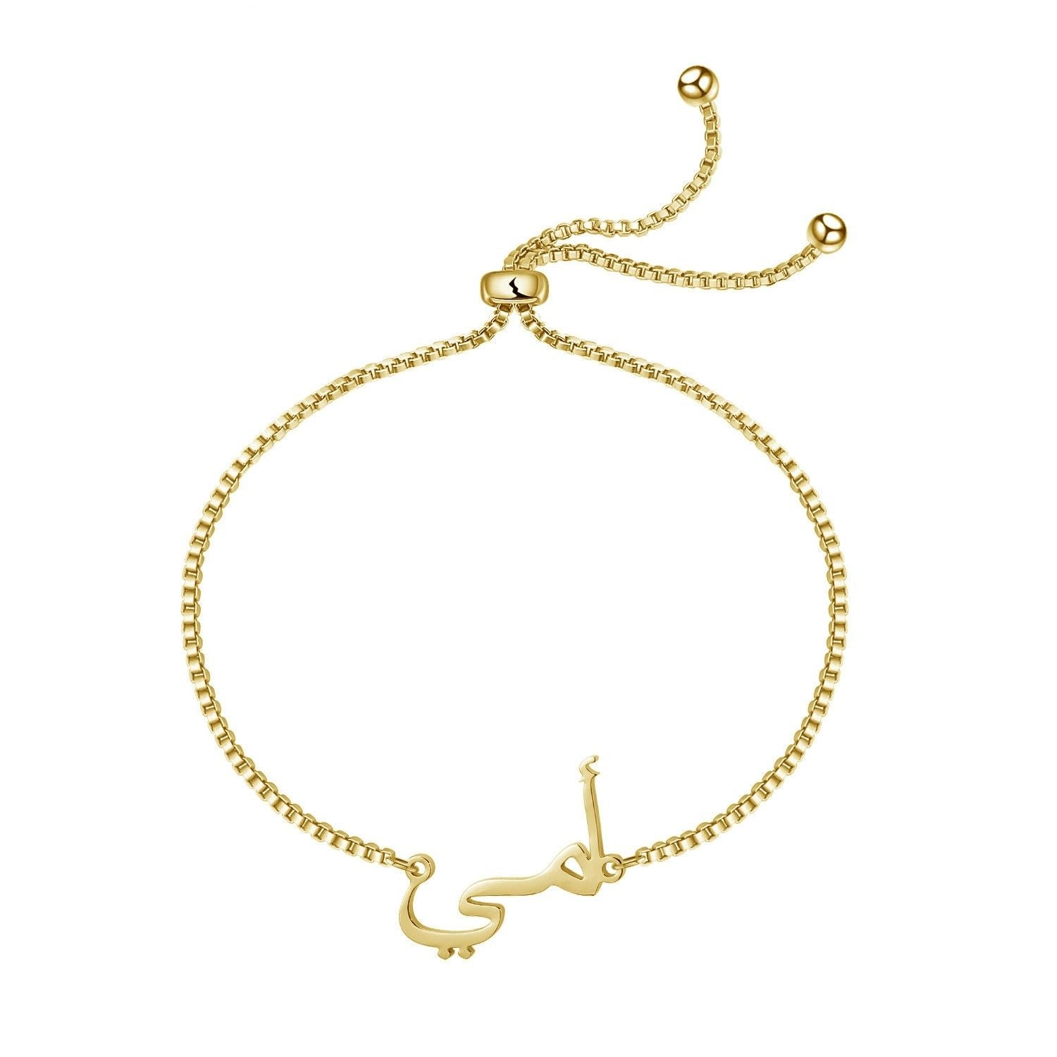 Personalized Bracelet Arabic Name Stainless | Steel Arabic Letter Bracelet  - Customized Bangles - Aliexpress