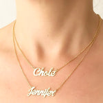 Personalised Double Name Layered Necklace