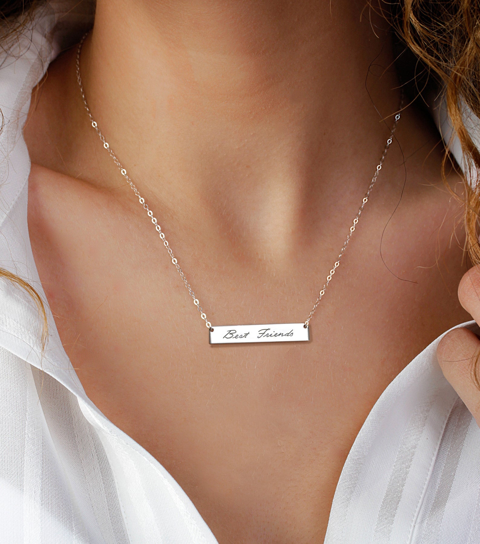 Personalised Bar Name Necklace