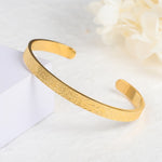 AYAT UL KURSI Cuff Bangle Islamic Protection Verse Jewellery
