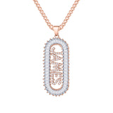 Personalised Hip Hop Bling Name Necklace for Men