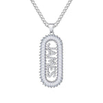Personalised Hip Hop Bling Name Necklace for Men