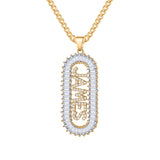Personalised Hip Hop Bling Name Necklace for Men