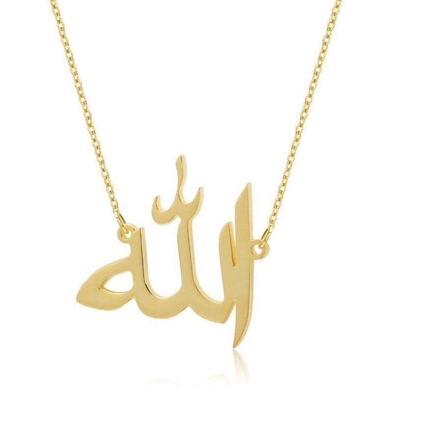 Allah Gold Pendant Necklace