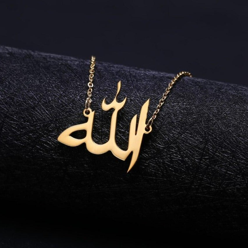 Allah Gold Pendant Necklace