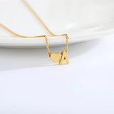 heart alphabet letter gold